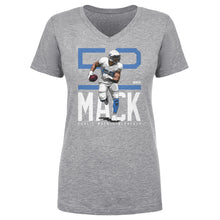 Load image into Gallery viewer, Khalil Mack Los Angeles C Bold Number WHT
