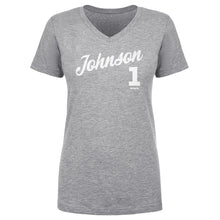 将图片加载到图库查看器，Jalen Johnson Atlanta Script WHT
