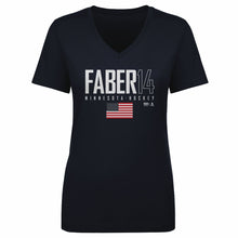 Load image into Gallery viewer, Brock Faber Minnesota USA Elite WHT
