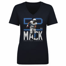 Load image into Gallery viewer, Khalil Mack Los Angeles C Bold Number WHT

