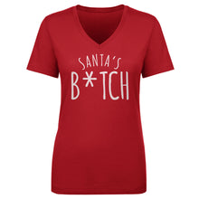 Load image into Gallery viewer, Christmas Santa's B-tch WHT

