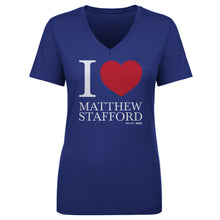 Load image into Gallery viewer, Matthew Stafford Los Angeles R I Love WHT
