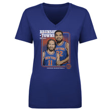 将图片加载到图库查看器，Jalen Brunson &amp; Karl-Anthony Towns New York Knicks Step Brothers WHT
