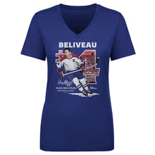 将图片加载到图库查看器，Jean Beliveau Montreal Throwback WHT
