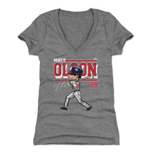 Load image into Gallery viewer, Matt Olson Atlanta Cartoon WHT
