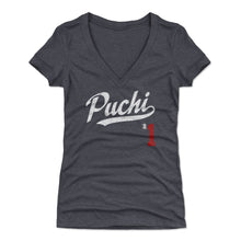 Load image into Gallery viewer, Ozzie Albies Puchi Players Weekend Script R WHT
