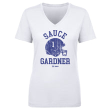 将图片加载到图库查看器，Sauce Gardner Indianapolis Helmet Font
