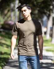 将图片加载到图库查看器，Custom Printed Men's Bamboo Viscose/Organic Cotton Short Sleeve T-Shirt
