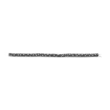 将图片加载到图库查看器，18K White Gold 20.0 Cttw Black and White Pave Set Diamond Eternity Snake Skin Style Tennis Bracelet (Black and G-H Color, SI1-SI2 Clarity) - Size 7"
