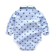 Load image into Gallery viewer, Luxury Modern Outfit Autumn Fashion Baby Boys Gentleman Bow Tie Rompers Pants Suit Baby Set For Celebrations
