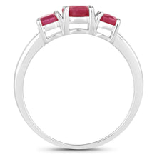 将图片加载到图库查看器，1.15 Carat Genuine Ruby 14K White Gold Ring
