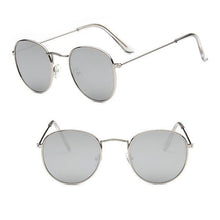 Load image into Gallery viewer, Leon Elegant Unisex Woman and Man Classic Round  Sunglasses Designer Glasses Lady Round Luxury Retro Sunglasses With Vintage Mirror Oculos De Sol Gafas
