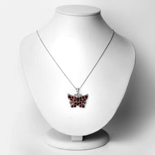 Load image into Gallery viewer, 4.90 Carat Genuine Garnet .925 Sterling Silver Pendant
