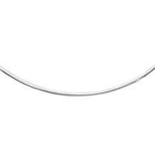 Load image into Gallery viewer, 14k White Gold Chain in a Classic Omega Design (4 mm)
