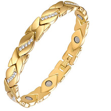将图片加载到图库查看器，Magnetic Energy Therapy Pain Relief Copper Bracelet For Men And Women
