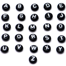 将图片加载到图库查看器，Handmade Custom Black Personalized Name Dangle Industrial Barbell 40mm
