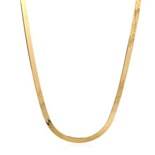 Load image into Gallery viewer, 4.0mm 14k Yellow Gold Super Flex Herringbone Chain

