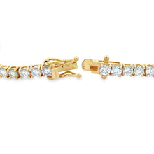 Load image into Gallery viewer, 5.50ct Diamond Tennis Bracelet 18KT Yellow Gold
