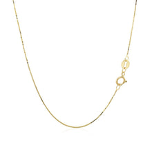 Load image into Gallery viewer, 14k Yellow Gold Classic Box Chain 0.6mm
