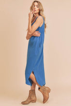 Load image into Gallery viewer, New Summer Stylish Round Neck Midi Tank Dress with Pockets For Women  Comfortable for Casual &amp; Everyday Wear
