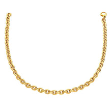 将图片加载到图库查看器，14k Yellow Gold Polished Cable Link Necklace
