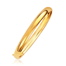 将图片加载到图库查看器，Classic Bangle in 14k Yellow Gold (6.0mm)
