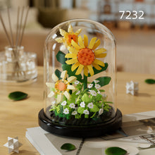 Load image into Gallery viewer, DIY Flower Building Blocks Set - Romantic Proposal Decor, Desktop Ornament &amp; Puzzle Toy, Perfect Birthday Gift Ramadan Mubarak
