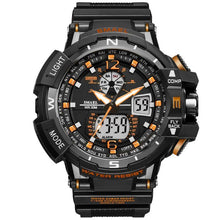 将图片加载到图库查看器，NEW Modern RED Sport Watch For Men and Woman With LED Digital Quartz Display Men's Top Brand Luxury Digital-watch Relogio Masculino In Army Military Popular Design Waterproof 50M
