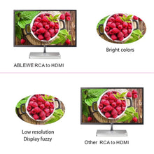 Load image into Gallery viewer, ABLEWE 1080P Mini RCA Composite CVBS Video Audio Converter Adapter
