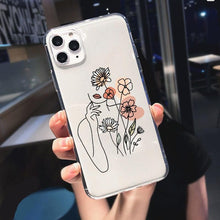将图片加载到图库查看器，Abstract Soft Unique Silicon Phone Case For iPhone 14 13 Pro Max 12 Pro Luxury Clear Transparent Charming Silicone Protective Lightweight Ultra Thin Cover Pattern Printed  Back Cover
