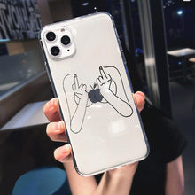 将图片加载到图库查看器，Abstract Soft Unique Silicon Phone Case For iPhone 14 13 Pro Max 12 Pro Luxury Clear Transparent Charming Silicone Protective Lightweight Ultra Thin Cover Pattern Printed  Back Cover
