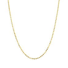 将图片加载到图库查看器，14k Yellow Gold Diamond-Cut Bead Chain 1.2mm
