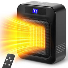 将图片加载到图库查看器，Space Heater for Indoor Use – 1500W Ceramic with Remote &amp; Timer

