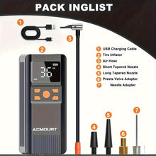 Load image into Gallery viewer, Acmount Tire Inflator Portable Air Compressor 150PSI
