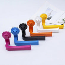 Load image into Gallery viewer, Acrylic Toilet Paper Holder Tissue Rack Wall Mounted Bathroom Kitchen Roll Holder Paper Tissue Rack Hook Modern Black Hanger Toilet Tissue Roll Holders Dispenser And Hangers Wall Mounted For Bathroom  Kitchen
