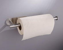 将图片加载到图库查看器，Adhesive Paper Holder Gold 304 Stainless Steel Stand Toilet Paper Towel Rack Tissue Roll Hanger For Kitchen Bathroom Free Nail Stainless Steel Toilet Tissue Roll Holder Sticky Hand Towel Hanger Vertical Or Horizontal No Drilling
