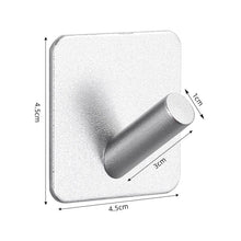 Load image into Gallery viewer, Adhesive Wall Hooks Mounted Door Key Cloth Coat Bathroom Robe Hanger Kitchen Hardware Rack Shelf Bag Hook Organizer For Hanging  Bathroom Toilet Sticky Hook
