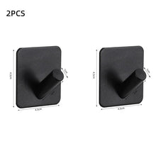Load image into Gallery viewer, Adhesive Wall Hooks Mounted Door Key Cloth Coat Bathroom Robe Hanger Kitchen Hardware Rack Shelf Bag Hook Organizer For Hanging  Bathroom Toilet Sticky Hook
