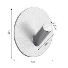 Load image into Gallery viewer, Adhesive Wall Hooks Mounted Door Key Cloth Coat Bathroom Robe Hanger Kitchen Hardware Rack Shelf Bag Hook Organizer For Hanging  Bathroom Toilet Sticky Hook
