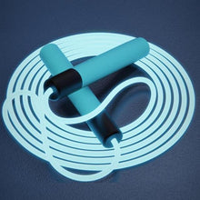 Load image into Gallery viewer, Adjustable Night Glowing Skipping Rope Luminous Jump Ropes Exercise LED Light Up Outdoor Fitness Training Luminous Adjustable Skipping Rope Glowing Tangle Free Jumping Rope For Girls Women Men Fitness Exercise Workout 2.8m

