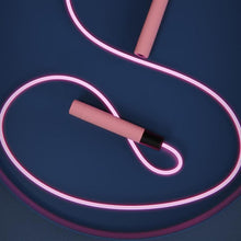 Load image into Gallery viewer, Adjustable Night Glowing Skipping Rope Luminous Jump Ropes Exercise LED Light Up Outdoor Fitness Training Luminous Adjustable Skipping Rope Glowing Tangle Free Jumping Rope For Girls Women Men Fitness Exercise Workout 2.8m

