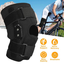 Load image into Gallery viewer, Adjustable Open Patella Compression Knee Brace
