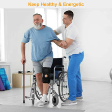 Load image into Gallery viewer, Adjustable Open Patella Compression Knee Brace
