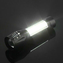 Load image into Gallery viewer, Adjustable Rechargeable LED USB Portable Focus Light Zoomable LED Tactical Flashlight High Lumens Zoomable Waterproof Flashlight Mini Torch For Camping Hiking
