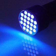 将图片加载到图库查看器，Adjustable Rechargeable UV Flashlight Black Light 21LED 12LED Handheld Portable Torch Light Ultraviolet Flashlight Detector Flashlight Torch For Bed Bug Dog Urine Pet Stains Matching With Pet Odor Eliminator
