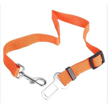 Load image into Gallery viewer, Adjustable Safety Seat Belt Nylon Pets Puppy Seat Lead Leash Dog Harness Vehicle Seatbelt Pet Dog Supplies Travel Clip Adjustable Bowtie Pet Cat Dog Car Seat Belt Pet Seat Harness Dog Lead Clip Dog Collars Accessories
