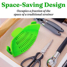 将图片加载到图库查看器，Adjustable Silicone Pot Strainer and Pasta Strainer

