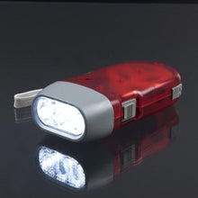 将图片加载到图库查看器，Adjustable Super Bright LED Light Hand Press Flashlight Waterproof Wind Up Light Hand Crank Flashlight Torch Light Crank Lamp Power For Hiking Outdoor Home Camping
