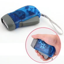 将图片加载到图库查看器，Adjustable Super Bright LED Light Hand Press Flashlight Waterproof Wind Up Light Hand Crank Flashlight Torch Light Crank Lamp Power For Hiking Outdoor Home Camping
