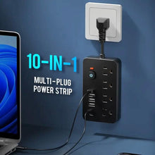 将图片加载到图库查看器，Advanced 10-in-1 Multi-Plug Power Strip
